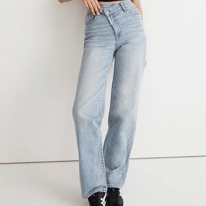 Madewell x Molly Dickson Crossover Baggy Straight Jeans